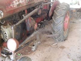 Side view of the Farmall Tractor