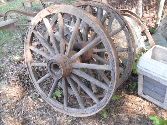 Two Wagon Wheels