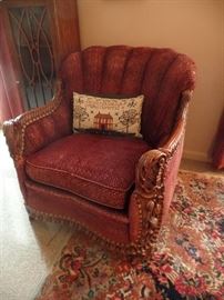 Original upholstery on this ornate set