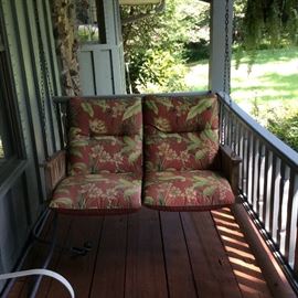 Great porch swing and cushion set - excellent!