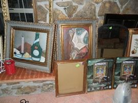 Art - restaurant memorabilia, frames, etc - lots of this type item in the house