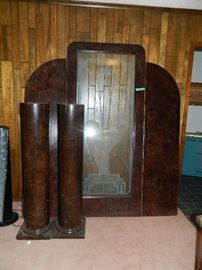 Antique door with columns - Beautiful!