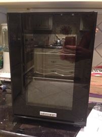 Small counter top wine cooler
