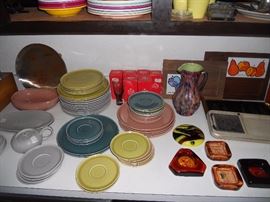 Russel Wright ceramics & some Erik Hoglund glass