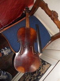Vintage Violin with ca. 1930 Antonius Stradivarius cremonensis faciebat anno 1776 label
