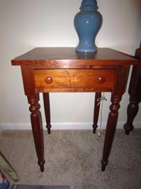 1-drawer cherry nightstand.  Also dovetailed, beautiful finish.