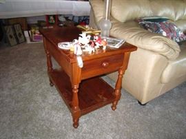 second cherry end table-the finish is a little rougher than the first one.