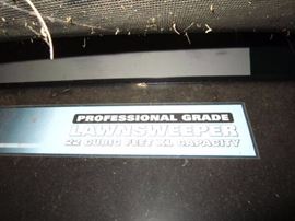 Lawnsweeper-pull behind