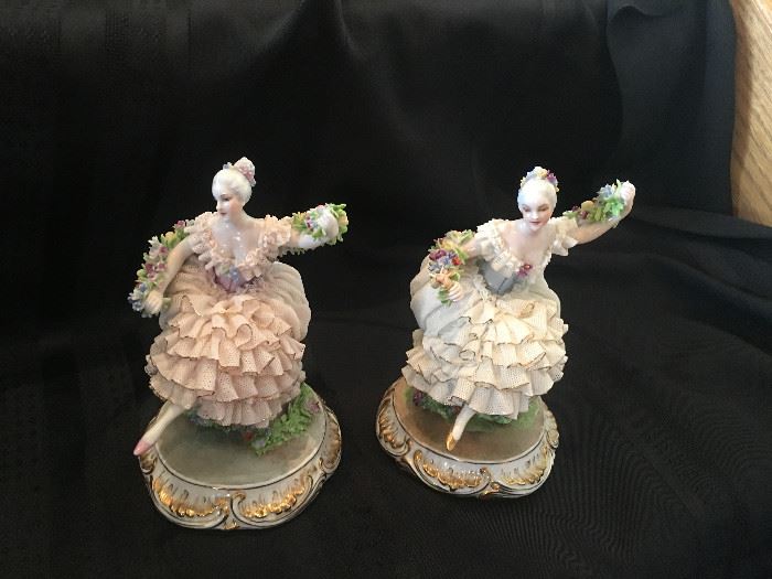 Vintage porcelain figures