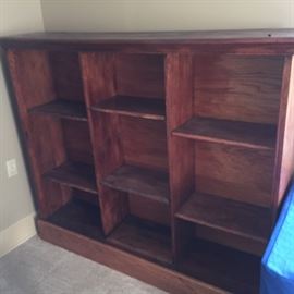 Solid oak bookcase