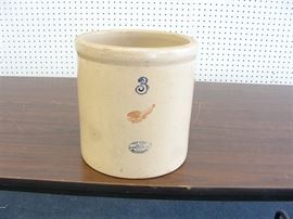 Antique 3 Gallon Red Wing Crock
