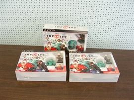 Lot of 3 New Old Stock Disney Infinity PS3 Starter Packs

