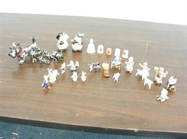 Lot of Vintage Porcelain Miniature Nursery Rhyme etc. Figurines
