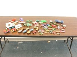 Large Lot of Vintage Toy Cars Etc.
