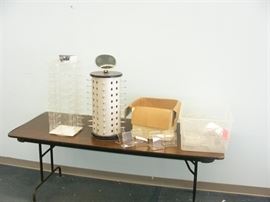 Large Lot of Retail Table Displays, Tents, etc.

