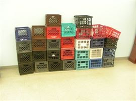HUGE Lot of Plastic Crates
