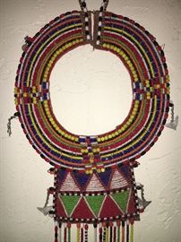 Maasai collar necklace, vintage