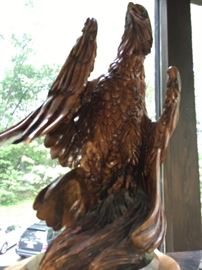 "Rearing Up" by Paul Stark Black Walnut Wood Carving
Purchased from Charles Hecht Galleries 1989
45" 