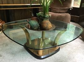 Better view - faux elephant tusk base