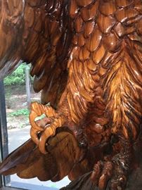 Carved with a chainsaw!