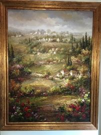 Tuscany oil painting -