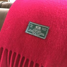 Cashmere throw