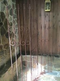 Garden decor. Folds in 3. Good for climbing plants like morning glories, etc.