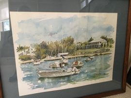 Artist is Forbes -- Bermuda. Watercolor -- there are two.