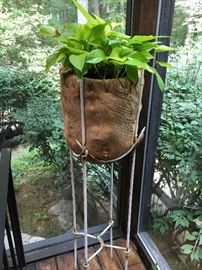 Unusual plant stand. Quite tall