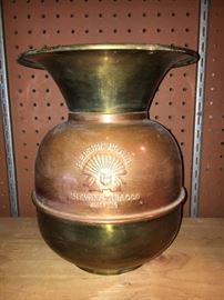 Vintage spittoon Redskin Brand
