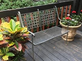 Outdoor bench -- not so heavy
