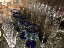 glasses and other kitchen items