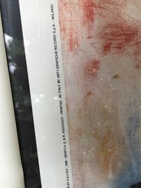 Printed by Arti Grafiche Ricordi 