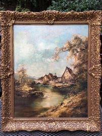 Oil on canvas - signed