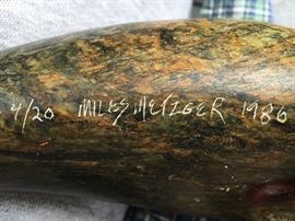 soapstone dolphins signed by artist. Only 20 made