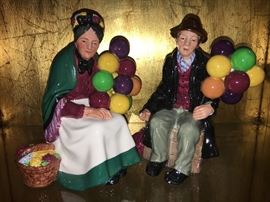 Royal Doulton "Balloon Man" "Balloon Woman"