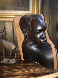 Ebony wood - carved right in the tree - Kenya