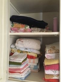 vintage towels and linens