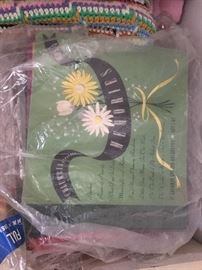 vintage vinyl record collection, 78s and other sizes