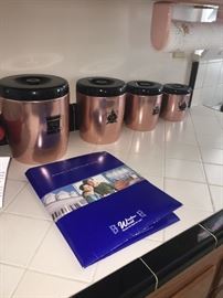 copper canister set
