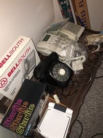 collection of old phones