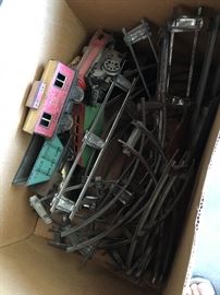 antique train set, also N guage 