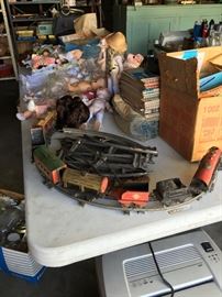 Vintage marx the joy line tin train set