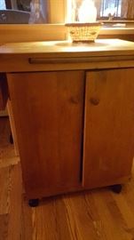 Rolling Cutting Board storage unit