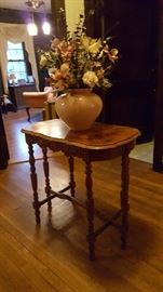Foyer Table & Vase