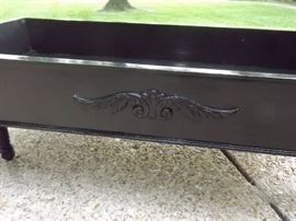 Dog food or bed riser, plant stand! Repurposed.