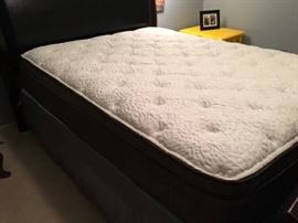 Queen Eurotop mattress.