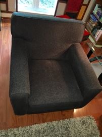 Klaussner charcoal chair.