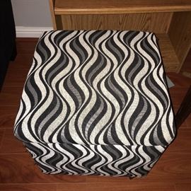 Storage ottoman.