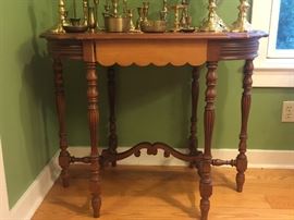 Vintage side table, repaired